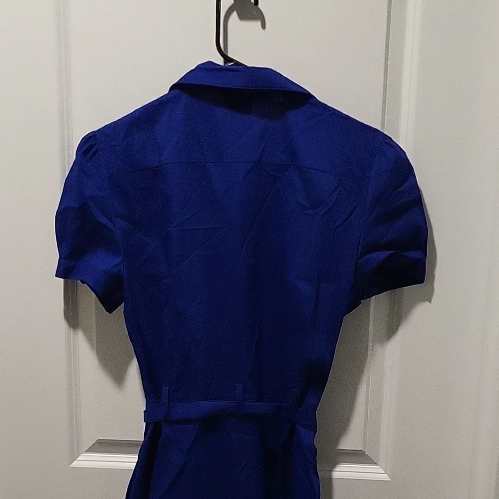 Worthington Royal Blue Short Sleeve Dress - Picture 4 of 5